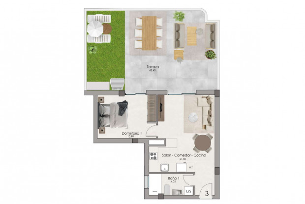 Image No.12-2 Bed Apartment for sale