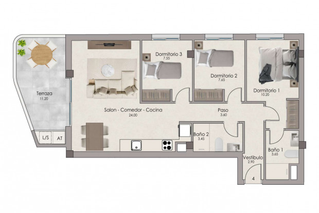 Image No.17-2 Bed Penthouse for sale