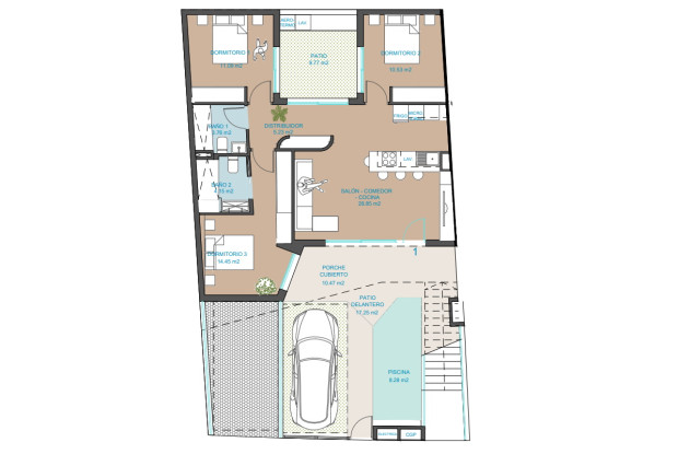 Image No.10-3 Bed Bungalow for sale