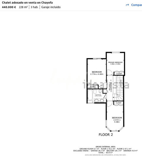 Image No.30-3 Bed Townhouse for sale