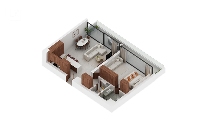 Image No.4-1 Bed Apartment for sale