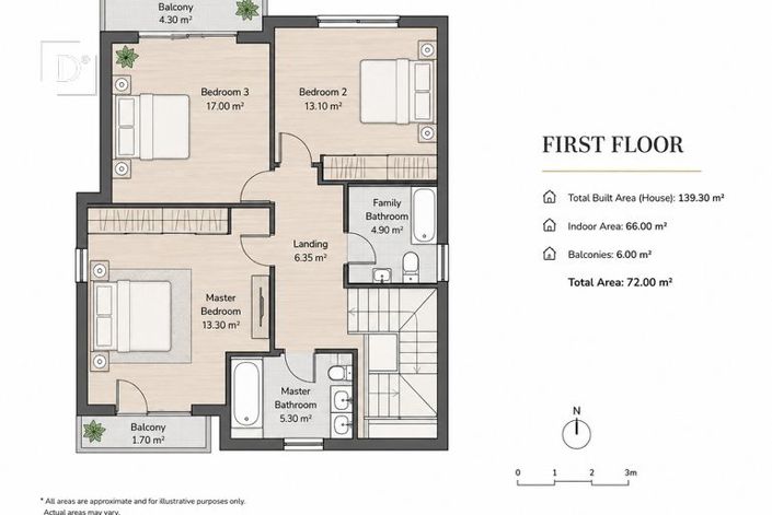 Image No.30-3 Bed Townhouse for sale