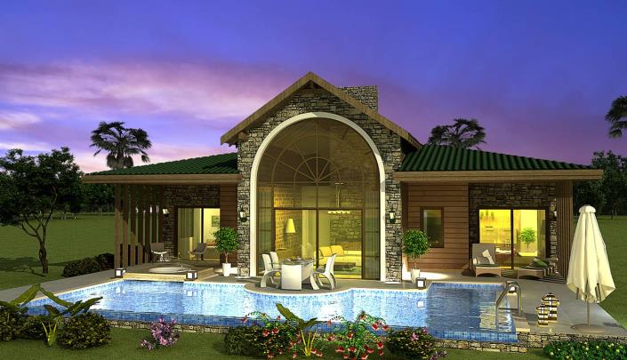 Image No.3-Bungalow de 3 chambres à vendre à Ovacik