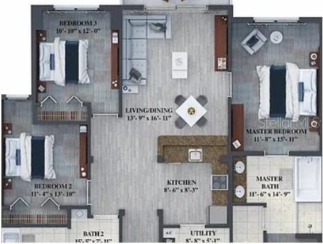 Image No.22-3 Bed Apartment for sale