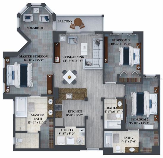 Image No.5-3 Bed Apartment for sale