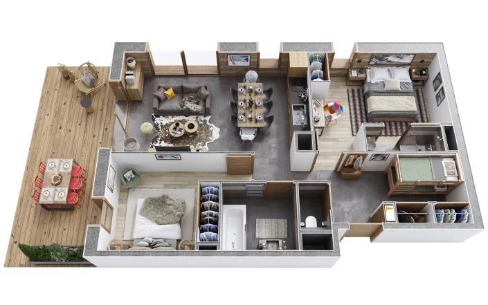 Image No.7-3 Bed Apartment for sale