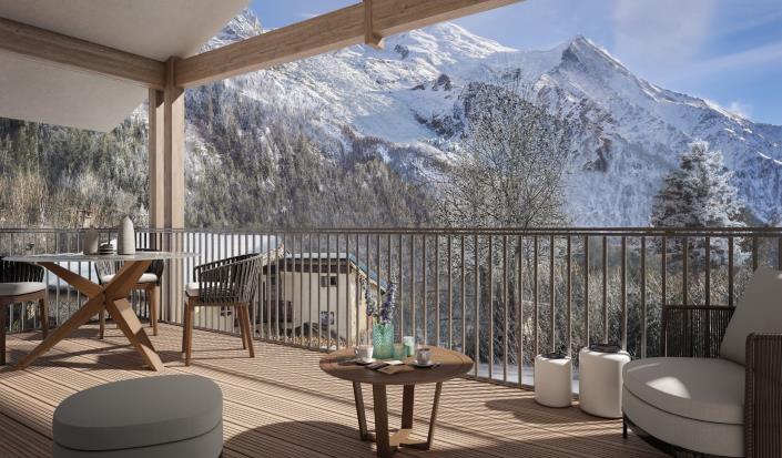 Image No.1-Appartement de 1 chambre à vendre à Chamonix-Mont-Blanc