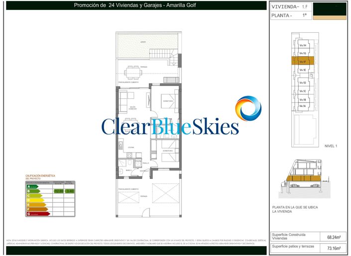 Image No.6-Appartement de 2 chambres à vendre à Amarilla Golf