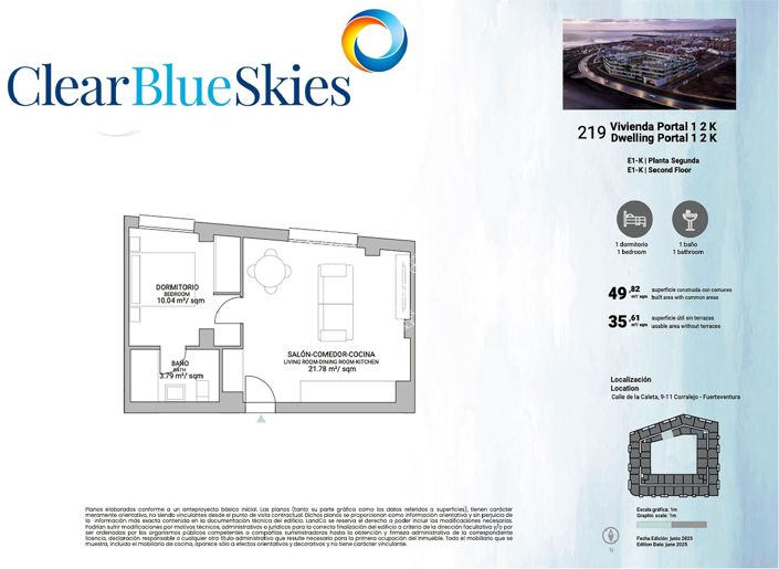 Image No.21-1 Bed Apartment for sale