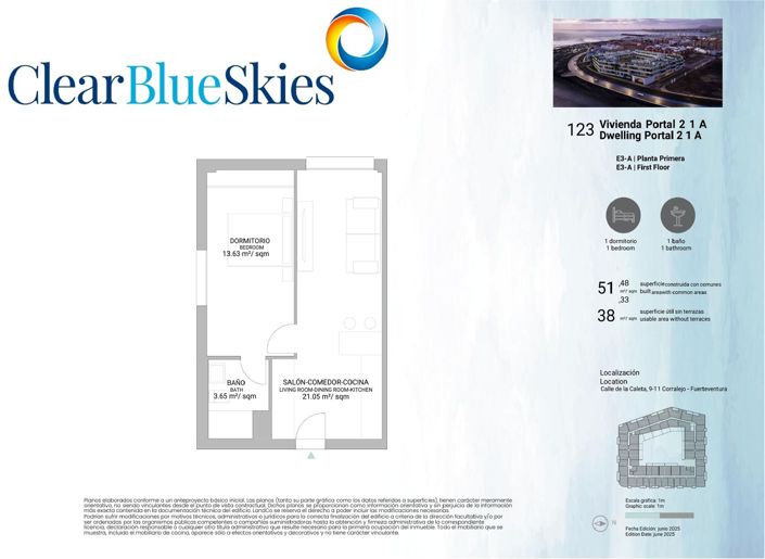 Image No.21-1 Bed Apartment for sale