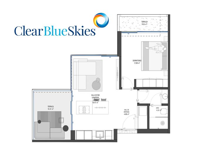 Image No.12-1 Bed Apartment for sale