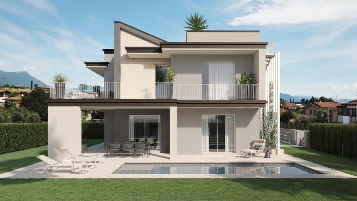Image No.2-Villa de 3 chambres à vendre à Moniga del Garda