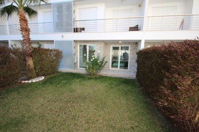 Furnished Modern Apartment For Sale in Side, Turkey - rear terrace