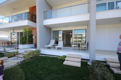 Modern Garden Apartment For Sale In The Side Area Of Turkey - exterior with garden terrace
