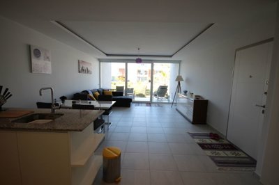 	 Modern Garden Apartment For Sale In The Side Area Of Turkey - Living area