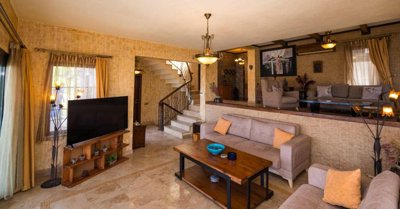 Grand Stone Villa In Bodrum For Sale - Lounge to the hallway