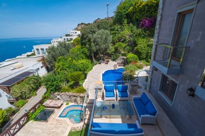 Grand Stone Villa In Bodrum For Sale - Breathtaking sea views