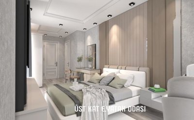 Off-Plan Contemporary Belek Villas - Master bedroom