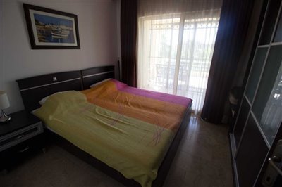 Modern 4-bed Villa in Belek- Bedroom with Balcony