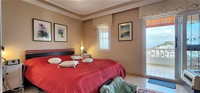 Sea View Gumusluk Villa- Master Bedroom