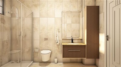 5-Bed Belek Villas-Modern Bathroom