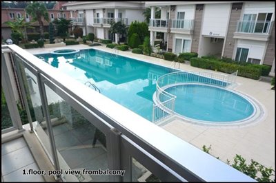 4-Bed Penthouse in Belek- Pool View Balcony