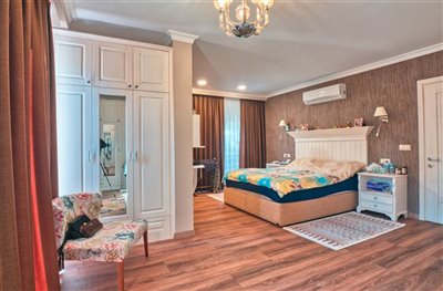 Triplex Villa in Adakoy- Spacious Master Bedroom