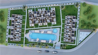 Off-Plan Kemer Apartments- Aerial Image