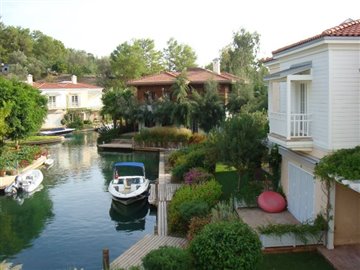 	 Luxury Villa By The Sea In Gocek, Fethiye - landscaped complex with canals