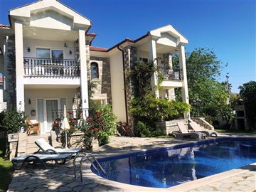 Classy First Floor Dalyan Apartment For Sale-Complex View