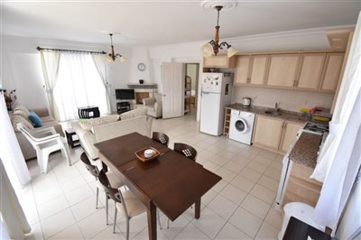 	 Attractive Fethiye Apartment For Sale-Spacious Dining