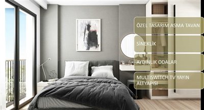Stunning Cesme Property For Sale- Modern bedroom