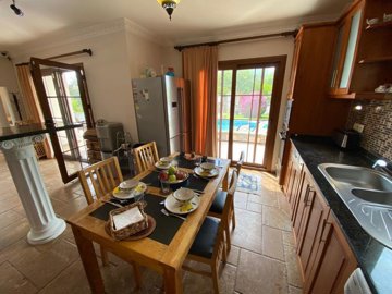 Classic Dalyan Villa For Sale With Pool -Modern Kitchen