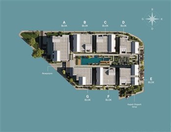 Stunning Off Plan Cesme Apartments For Sale - Layout of complex