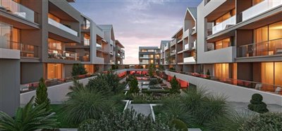 Stunning Off Plan Cesme Apartments For Sale - Lush green exterior