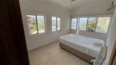 Detached Marmaris Duplex Villa For Sale -Double Bedroom