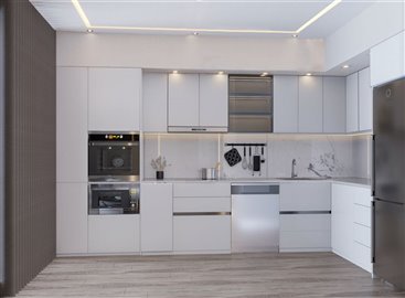 Antalya Off-Plan Apartments For Sale - Spacious American style kitchen