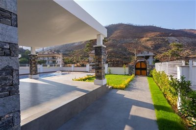 Luxury Stone Villa Marmaris Property For Sale Terrace View