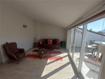 Spacious Apartments In Fethiye For Sale - Lounge and roof terrace
