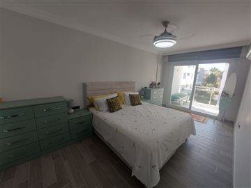 Spacious Apartments In Fethiye For Sale - Spacious double bedroom with balcony