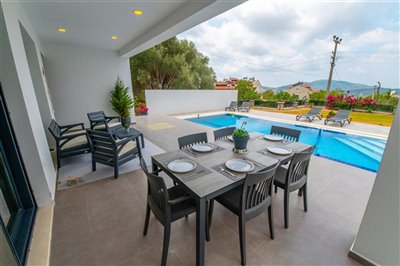 Immaculate Fethiye Detached Villa In Ovacik With A Private Pool For Sale -Terrace View