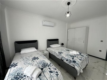 Beautiful Four-Bedroom Villa In Dalyan For Sale - Spacious twin bedroom