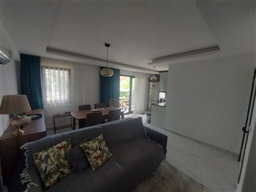 Great location Fethiye Apartment For Sale - Lounge with furnishings