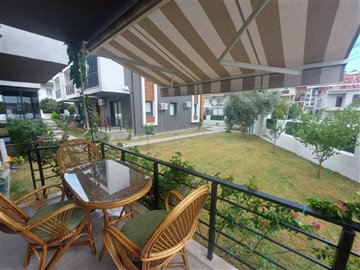 Great location Fethiye Apartment For Sale - Views over garden from balcony