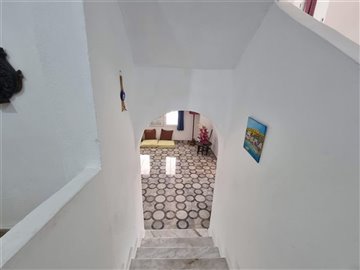 Traditional Stylish Villa In Bodrum -Stairs Down to Open Plan Living