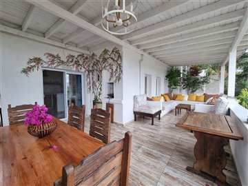 Traditional Stylish Villa In Bodrum -Terrace View