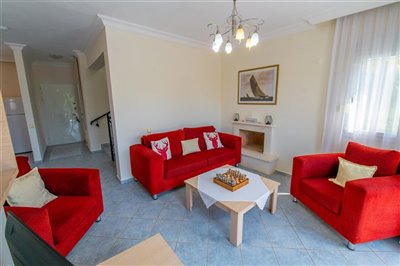 Luxury triplex Villa For Sale In Fethiye - Open-plan lounge