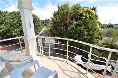 2 Bed Apartment In Fethiye For Sale - Spacious balcony with nature views