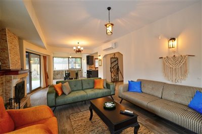 Detached Luxury Fethiye Property For Sale - Large living area with stunning furnishings