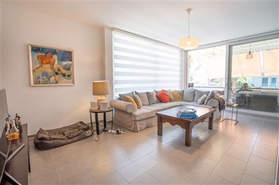 Spacious Modern Fethiye Seafront Apartment For Sale - Spacious open-plan lounge